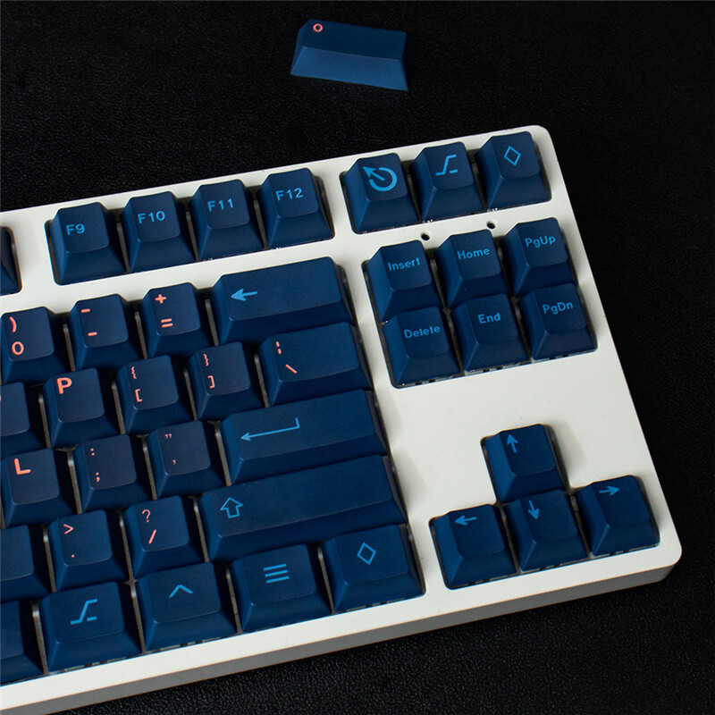 Firefly Theme Dark Blue Keycap 138 Keys Cherry Profile PBT For MX