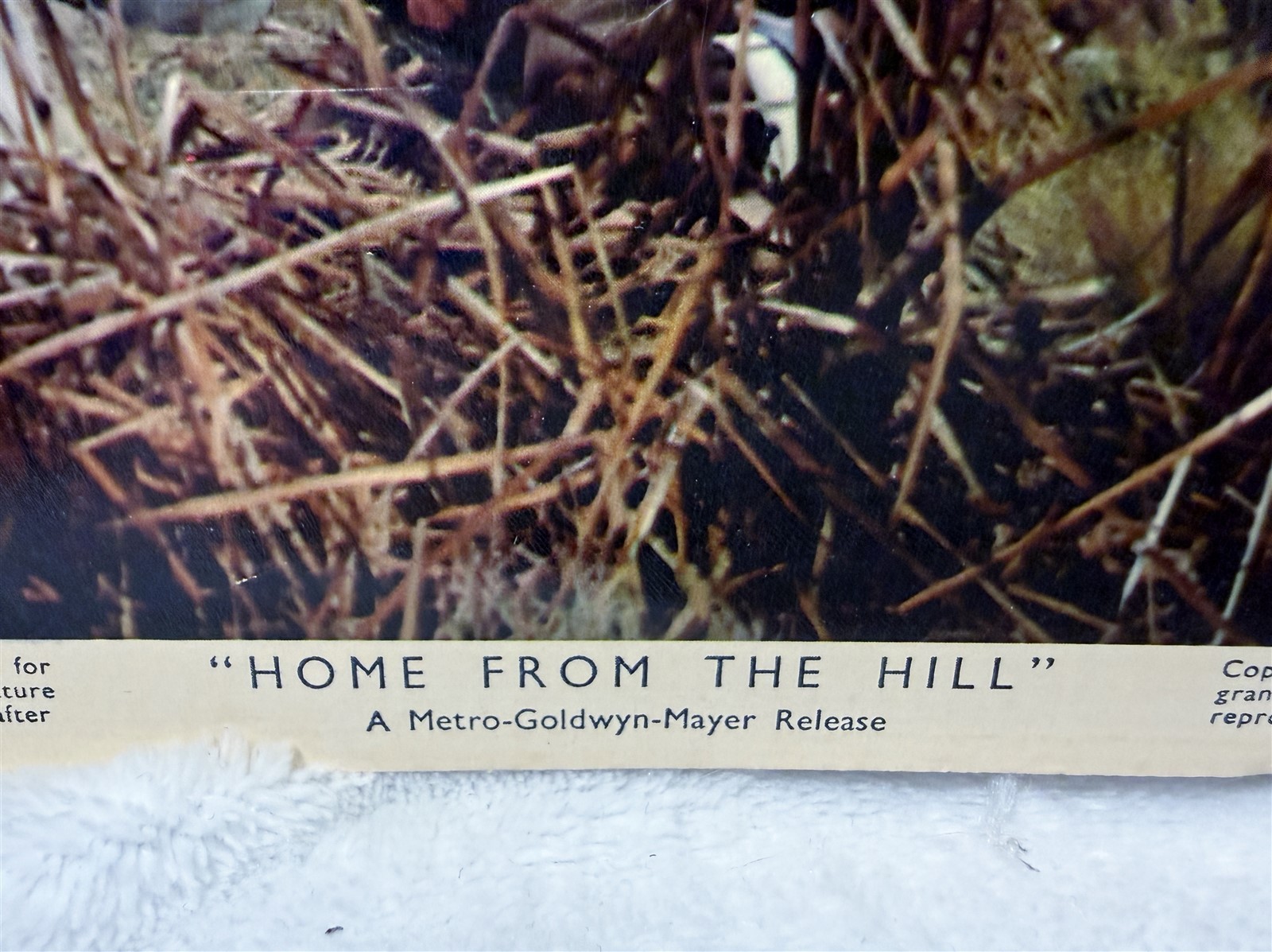 VINTAGE 1960 8x10 HOME FROM THE HILL LITHO PROMO PICTURE LOBBY CARD