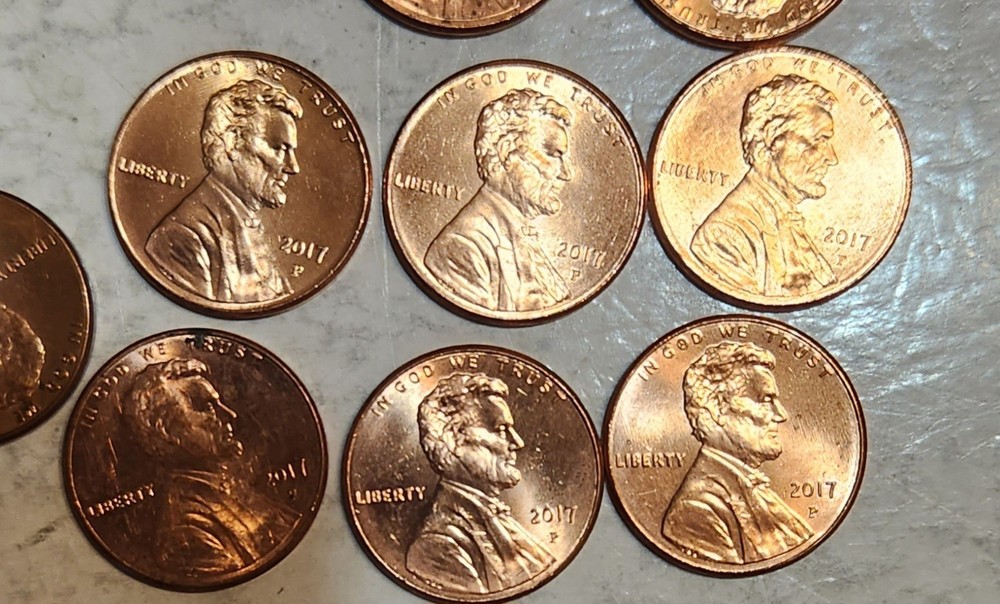 2017-P Lincoln Shield Cent Penny 50 Coin roll