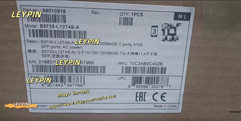 1PC NEW S5735-L12T4S-A switch*im