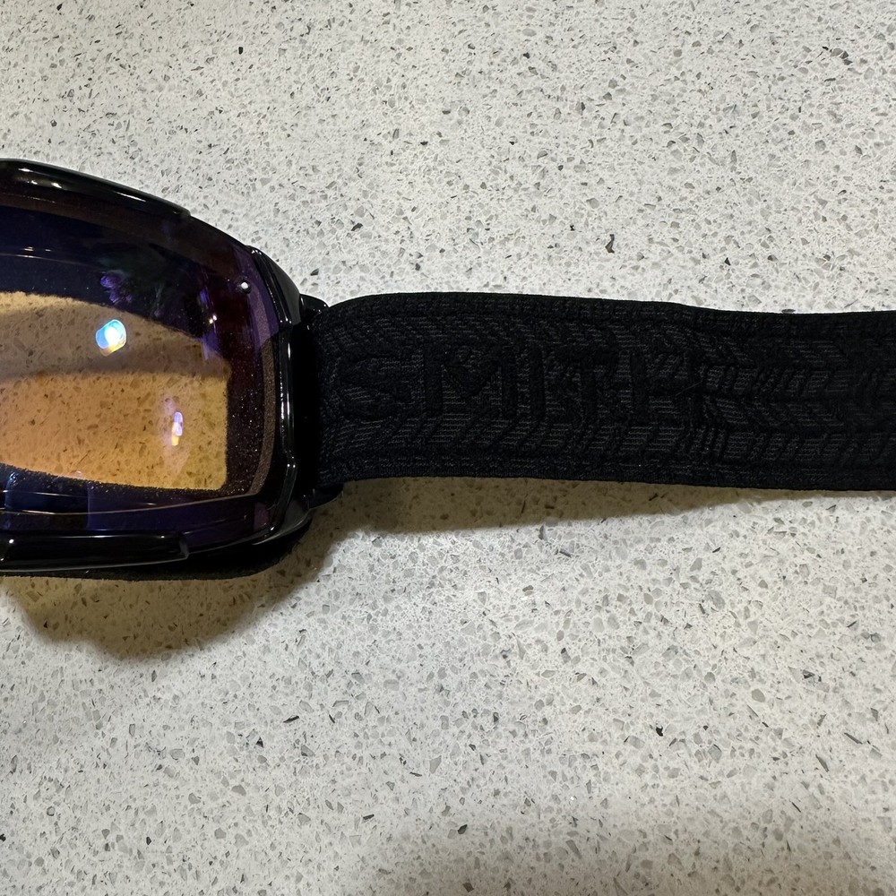 Smith Womens Snow Goggles Black Blue Sensor Mirror