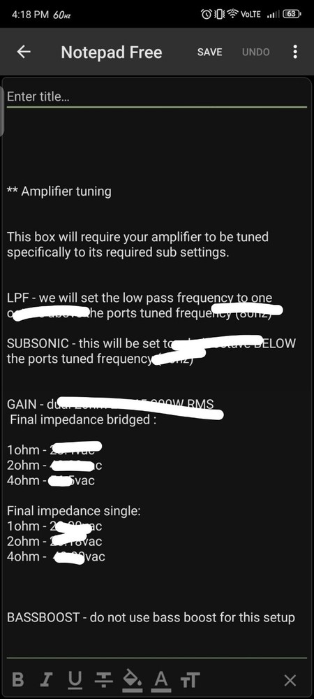 Amplifier Tuning Guide