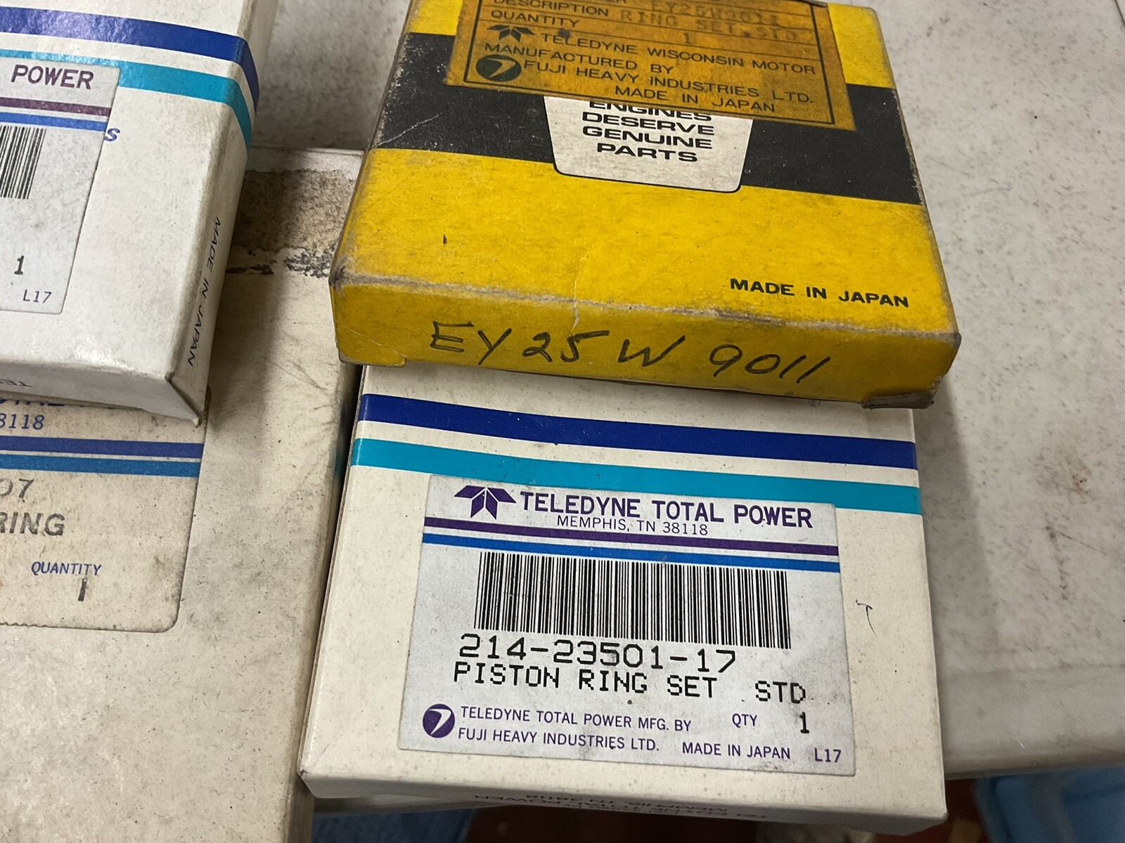 NEW Mixed LOT OF WISCONSIN Piston Rings 4 Different Sets OEM