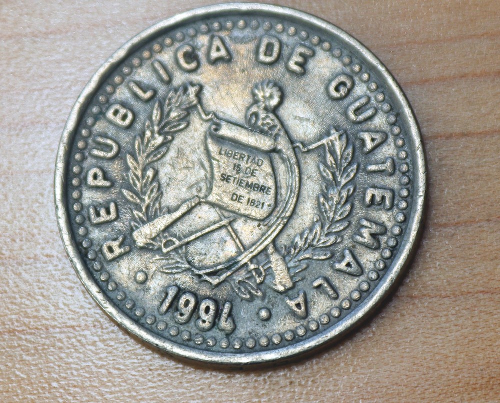 1994 Guatemala 25 Centavos