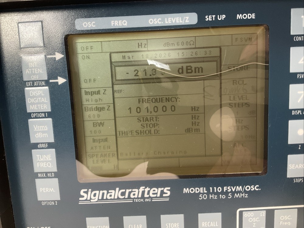 Signalcrafters Model 110 FSVM/OSC