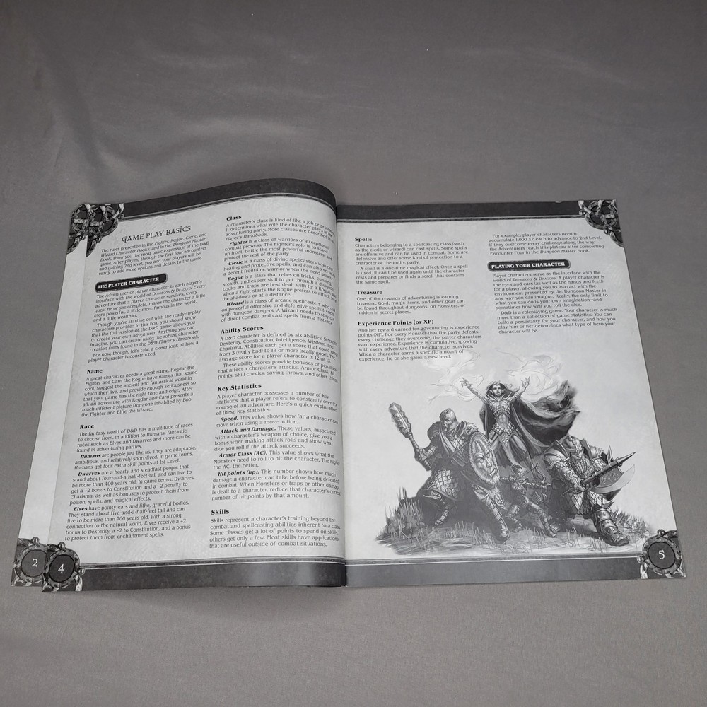 Dungeons And Dragons Basic Game Advanced Rulebook Rule Book Replacement 2006 D&D