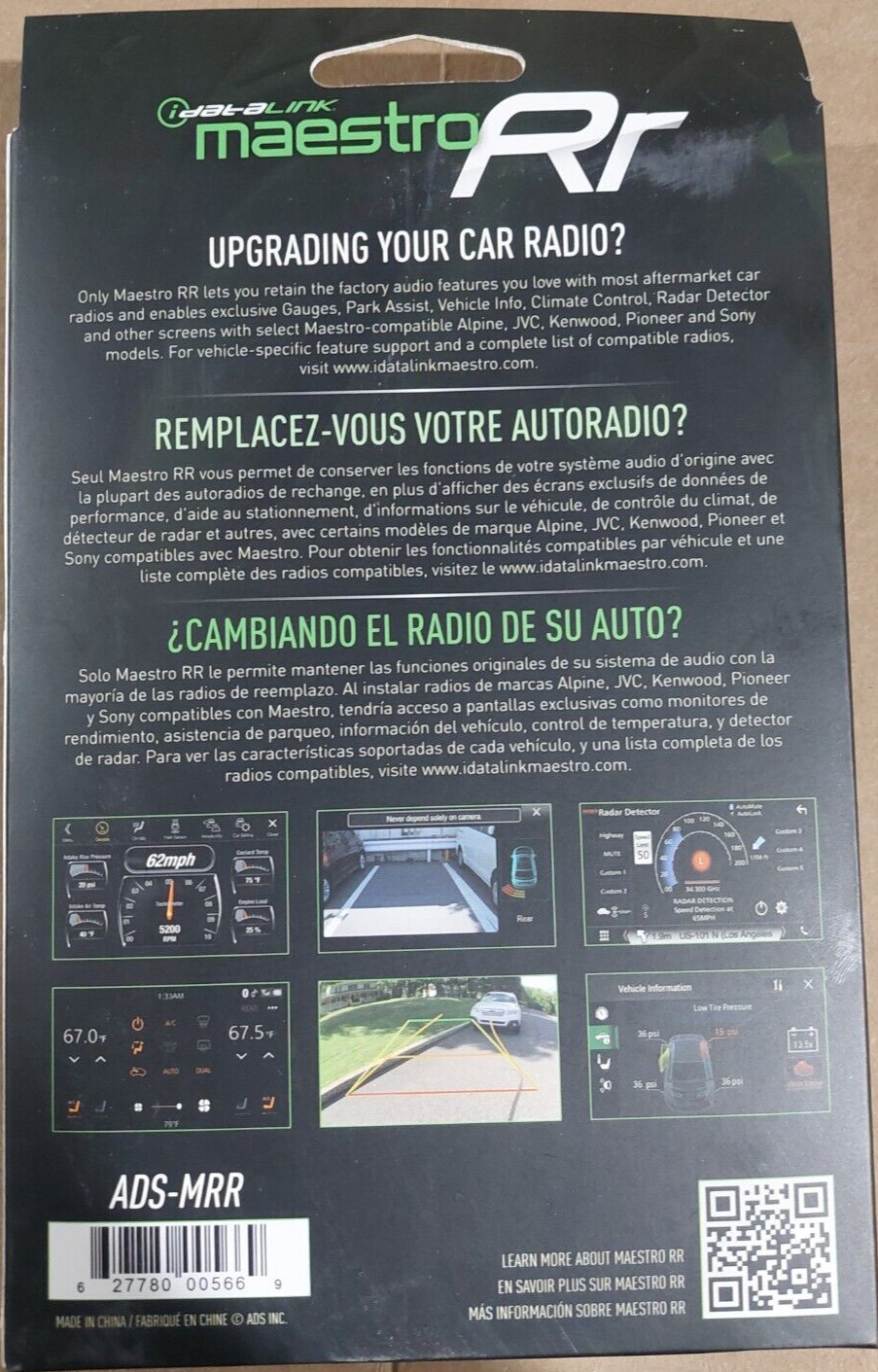 Maestro ADS-MRR Universal Car Radio Replacement Interface