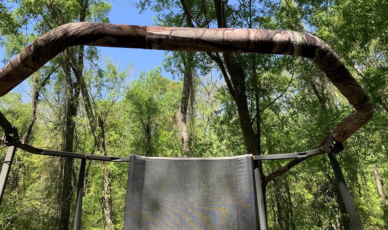 XL Tree Stand Rail Pads, Shooting Rail Pads Size XL- Timber Camo - Made in USA