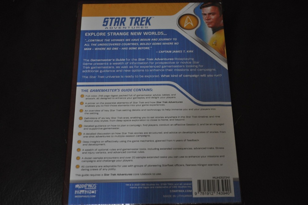 Star Trek Adventures RPG: Gamemaster's Guide [NEW] OOP