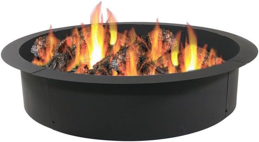 Customizable 36-Inch Fire Pit Insert - Easy Assembly with Safety Features