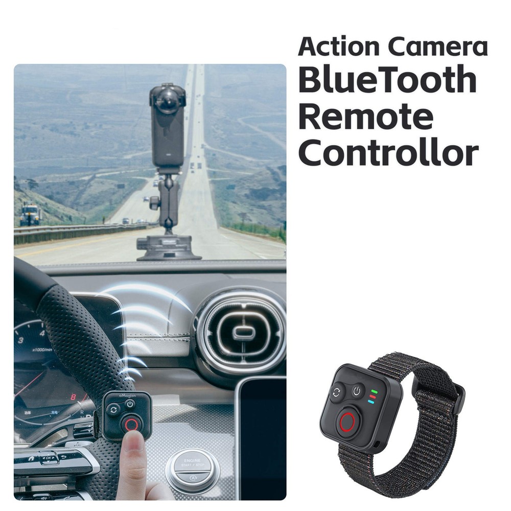 96 Hours Compact Size Action Camera Bluetooth Remote Controllor Fast Charging