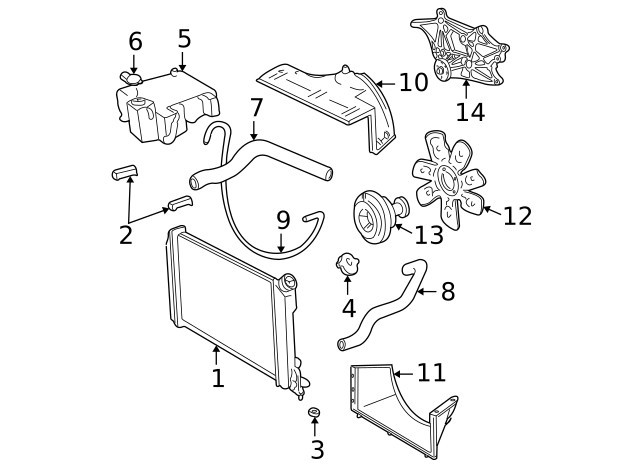 Genuine GM Mount Bracket 24576632