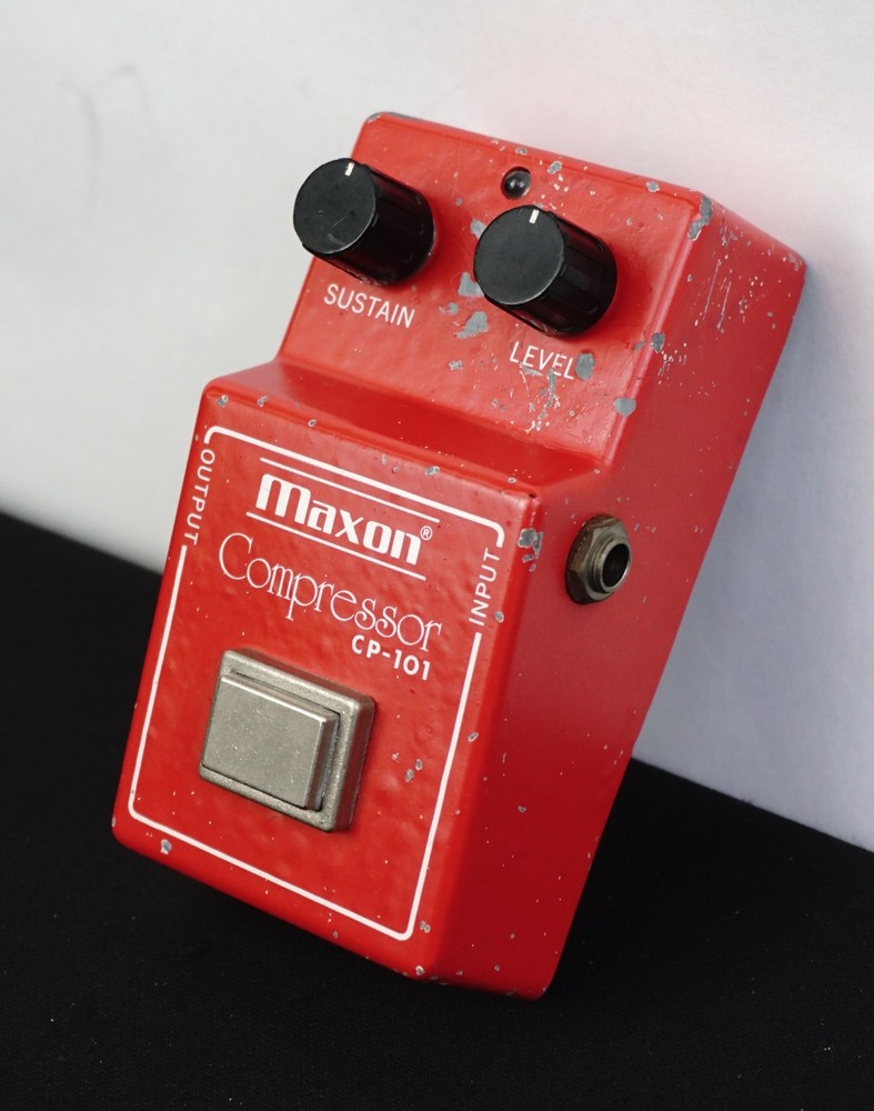 MAXON CP-101 Compressor 1980s CA3080 Caramel Switch Guitar Effects Pedal - MIJ