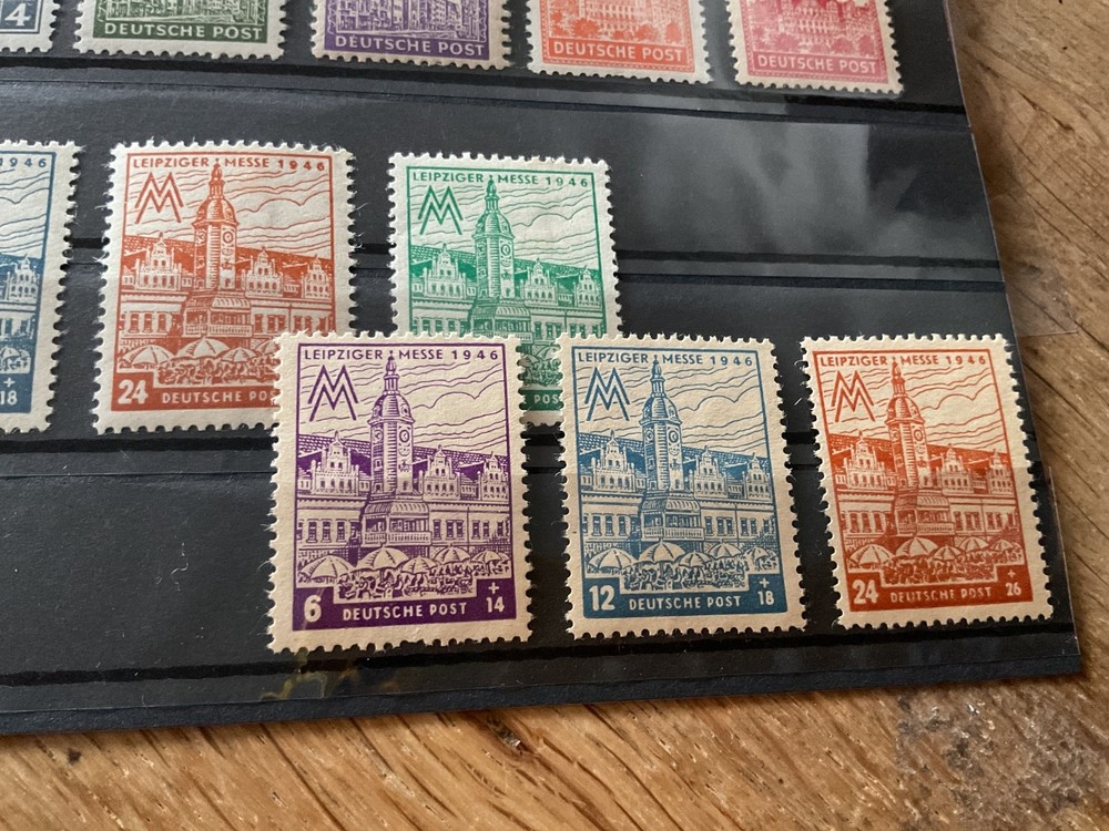 Germany soviet zone 1946 mounted mint & used stamps B2270
