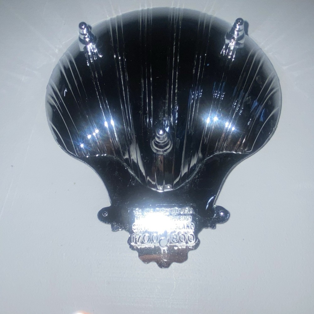 Zink Alloy Sliver Clam Shell 6” x 4.75”x 1.5”- SHEFFIELD ENGLAND 1700-1800