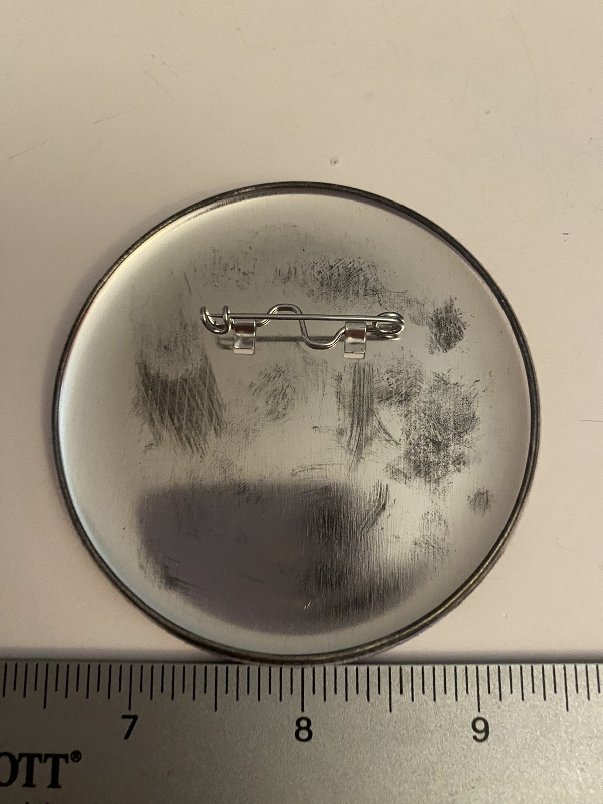 The Ashton Drake Galleries Baby Mickey Pin Back Button Signed P18