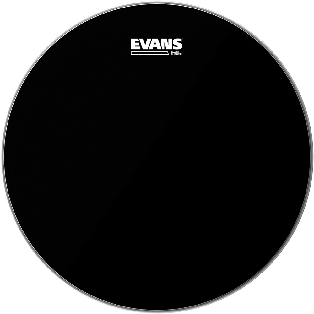 Evans Black Chrome Tom Batter Drumhead 13 in.