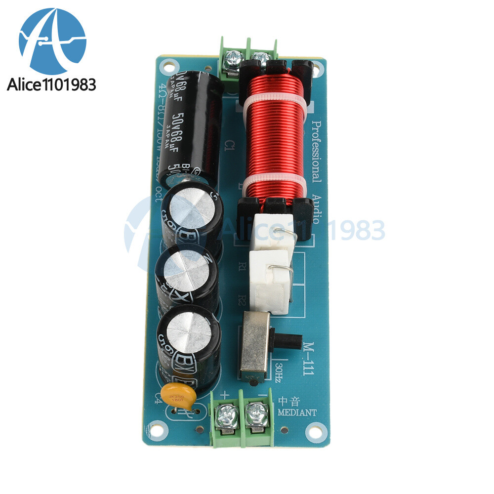 150W Midrange Speaker Frequency Divider Audio Crossover For HiFi Amplifier DIY