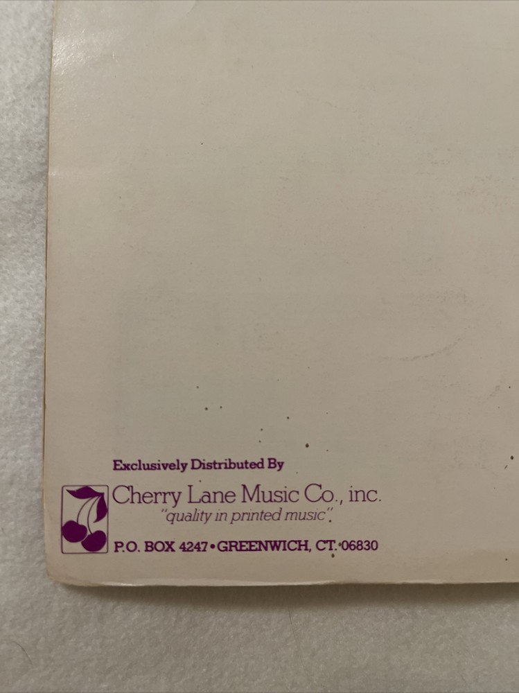 Eleanor Right Sheet Music. Cherry Land