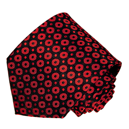 Men's dark navy paisley patterned neck tie