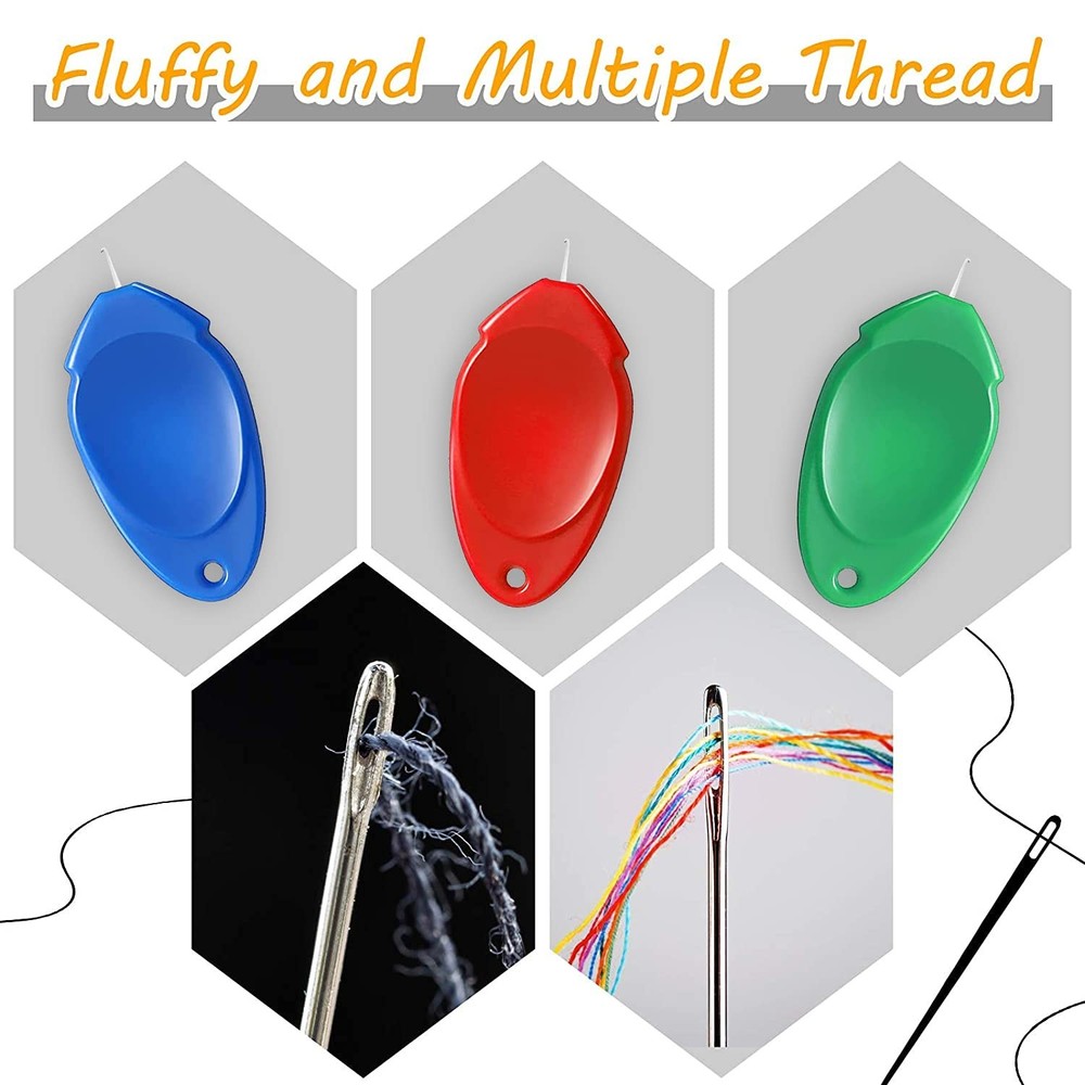 Needle Threaders, Needle Threader Tool, Needle Threaders for Hand Sewing with C