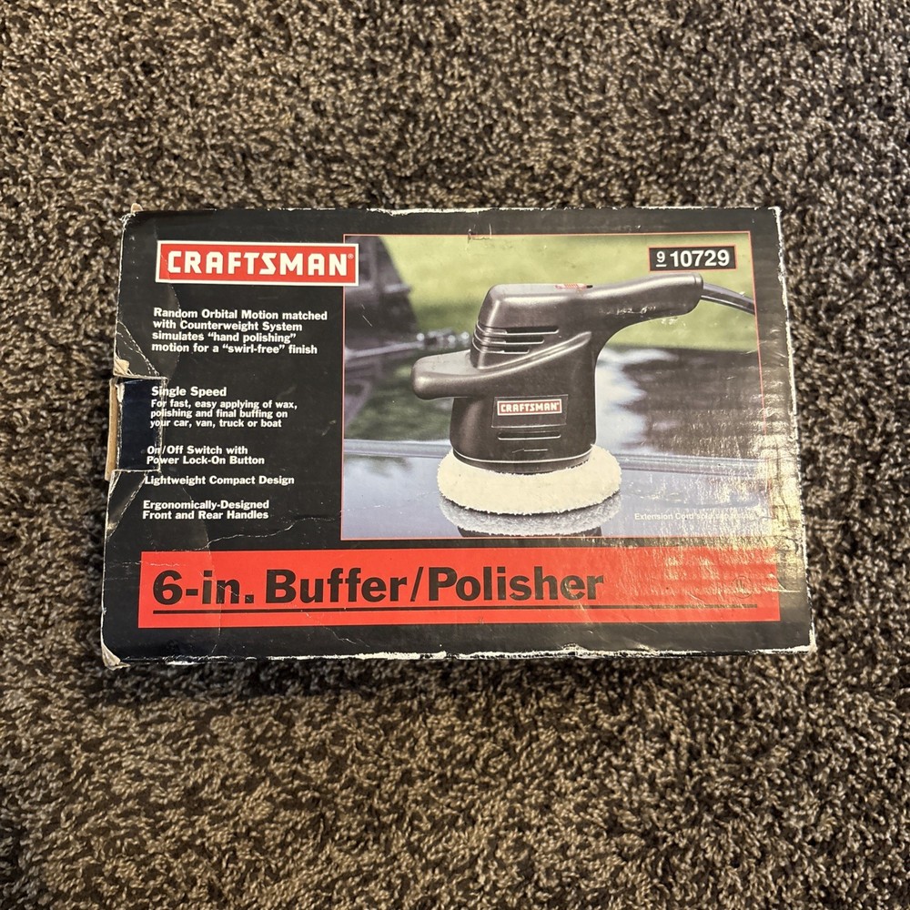 6in. car buffer polisher **WORKS!**