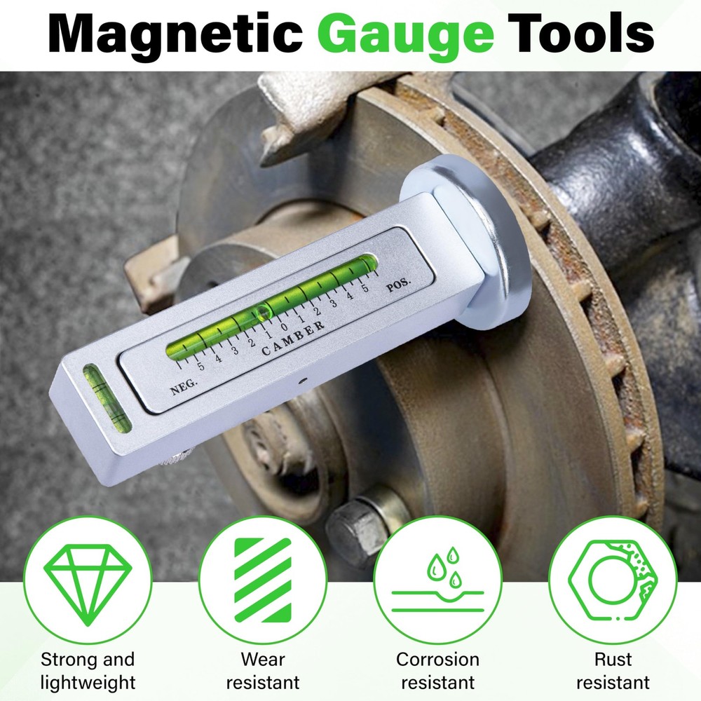 Wheel Alignment Tool Universal Adjustable Magnetic Gauge Tools Caster Camber