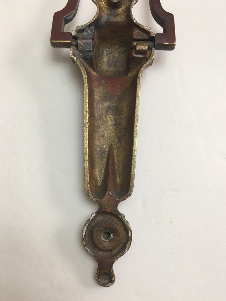 Old brass door knocker