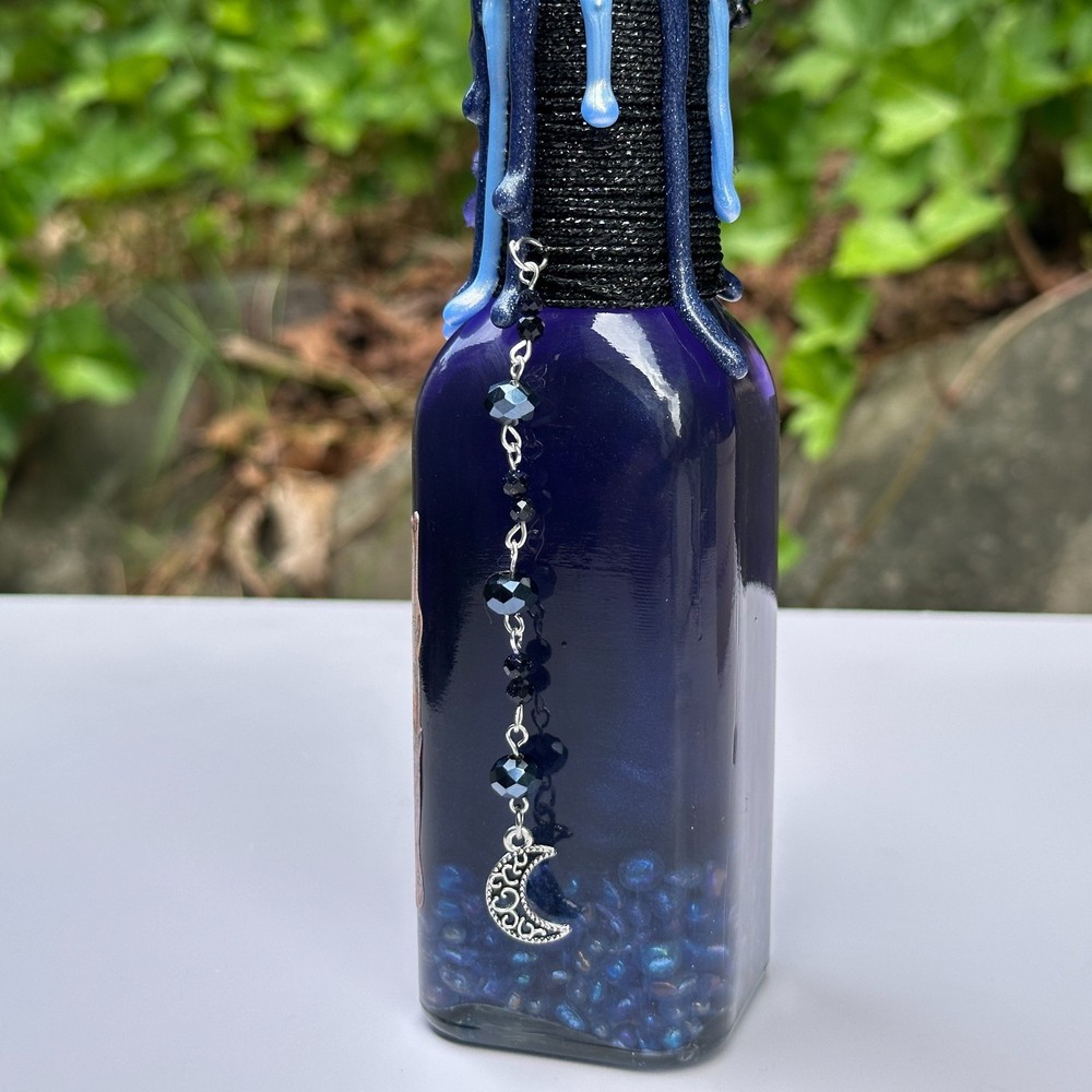 Night Bloom Elixir Decorative Color Changing Potion Bottle Fantasy Decor