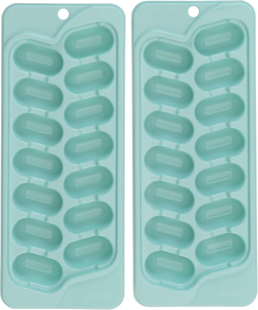 Good Cook 2-Pack Ice Cube Trays, Blue