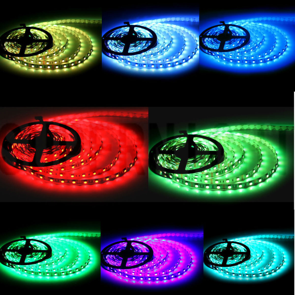5M/10M RGB 150/300/600Leds 3528/5050 Flexible 12V/24V Decoration LED Strip Light
