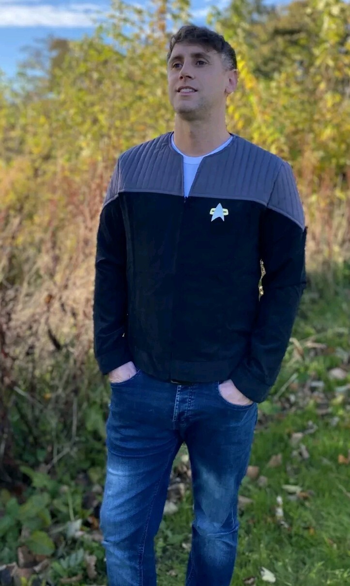 Star Trek First Contact DS9 Starfleet Captain's uniform Picard Sisko Costume