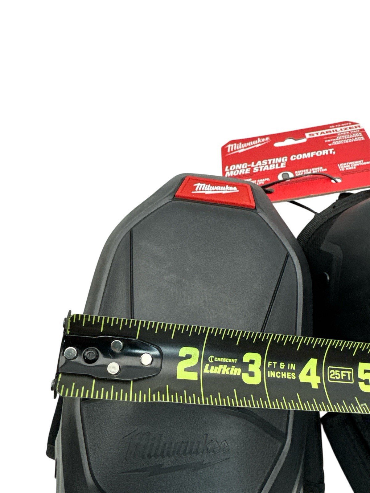 Milwaukee Stabilizer Knee Pad Memory Foam inside HDPE Cap 48-73-6075 New