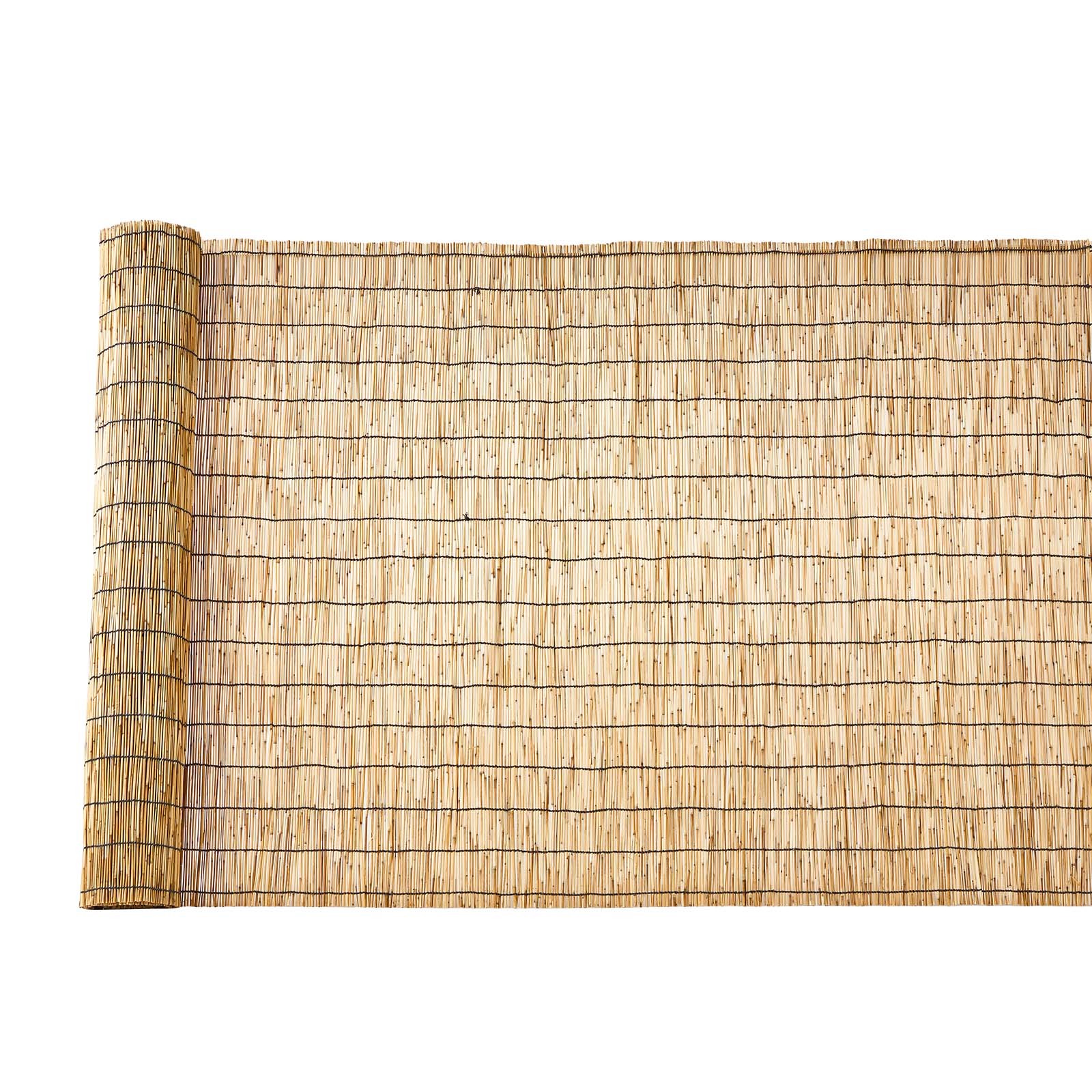 VEVOR Natural Reed Fencing Fence Panel 4 ft x 16.4 ft 2 Pack Privacy Screen Roll