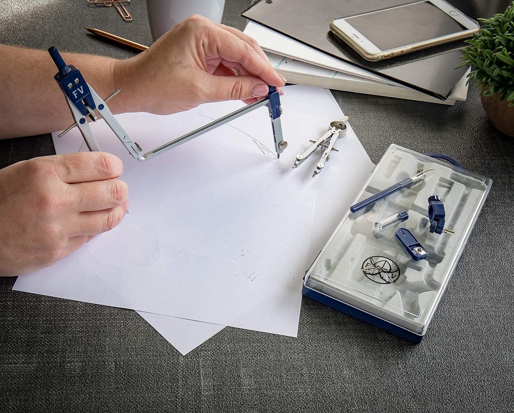 Drafting Compass for Geometry Set - Drawing for...
