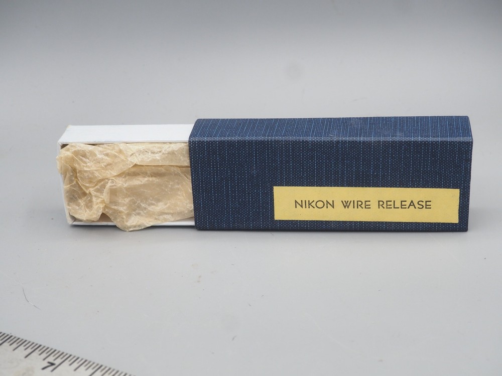 nikon rangefinder camera wire release w/box