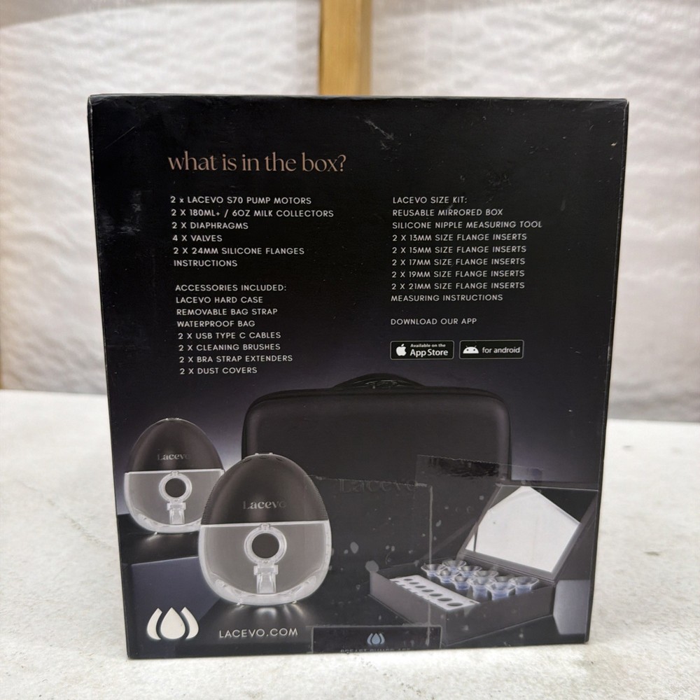 Lacevo S70 Breast Pump Set *OPENBOX* (READ!)