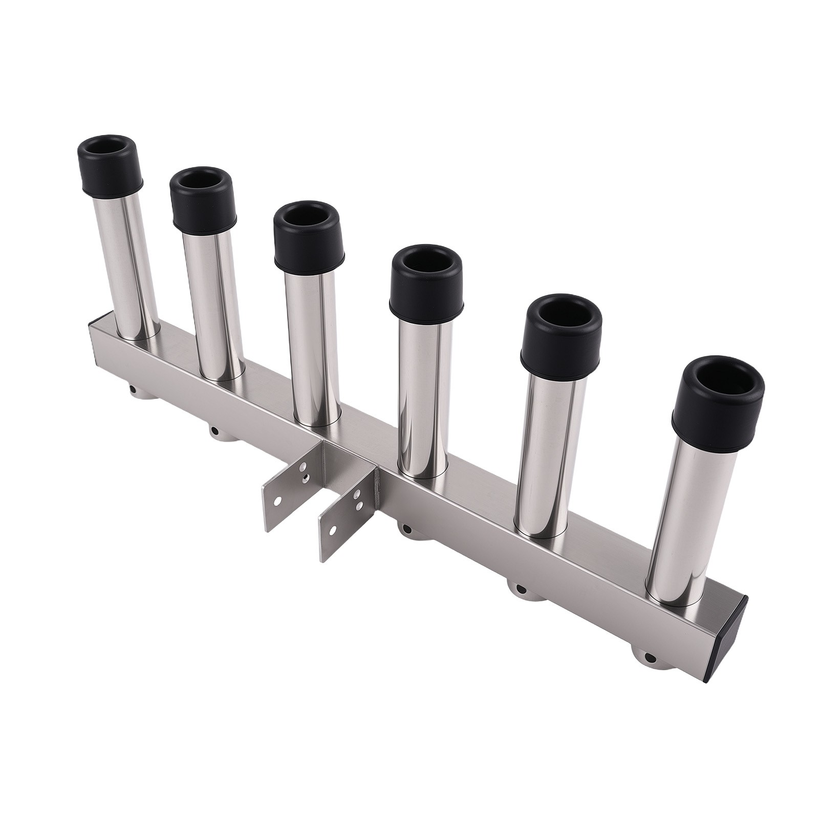 Truck Hitch Car Fishing Rod Holder For 2" Hitch Receiver Mount 6 Tube Stainless