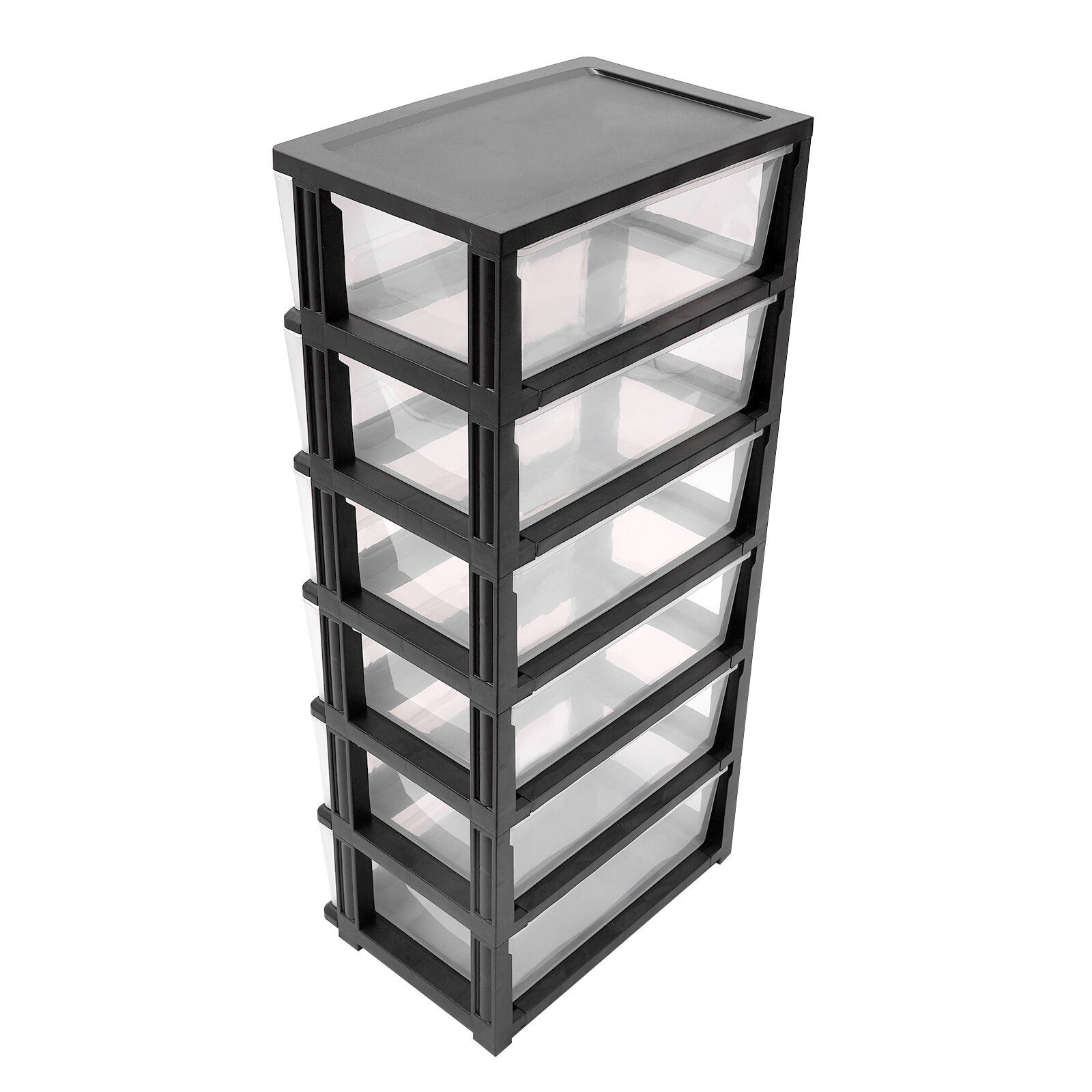 Drawer Cart Wide Tower 6-Drawer Dorm Storage Rolling Organizer For Office USA