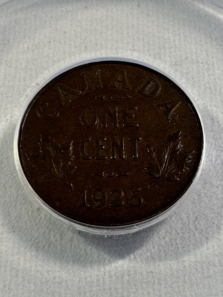 1925 Canada 1 Cent Graded VF 35 by ANACS