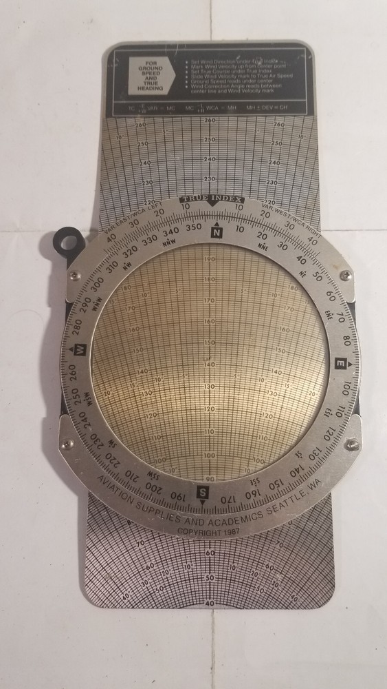 ASA E6B Metal Flight Computer For Off-Course Correction