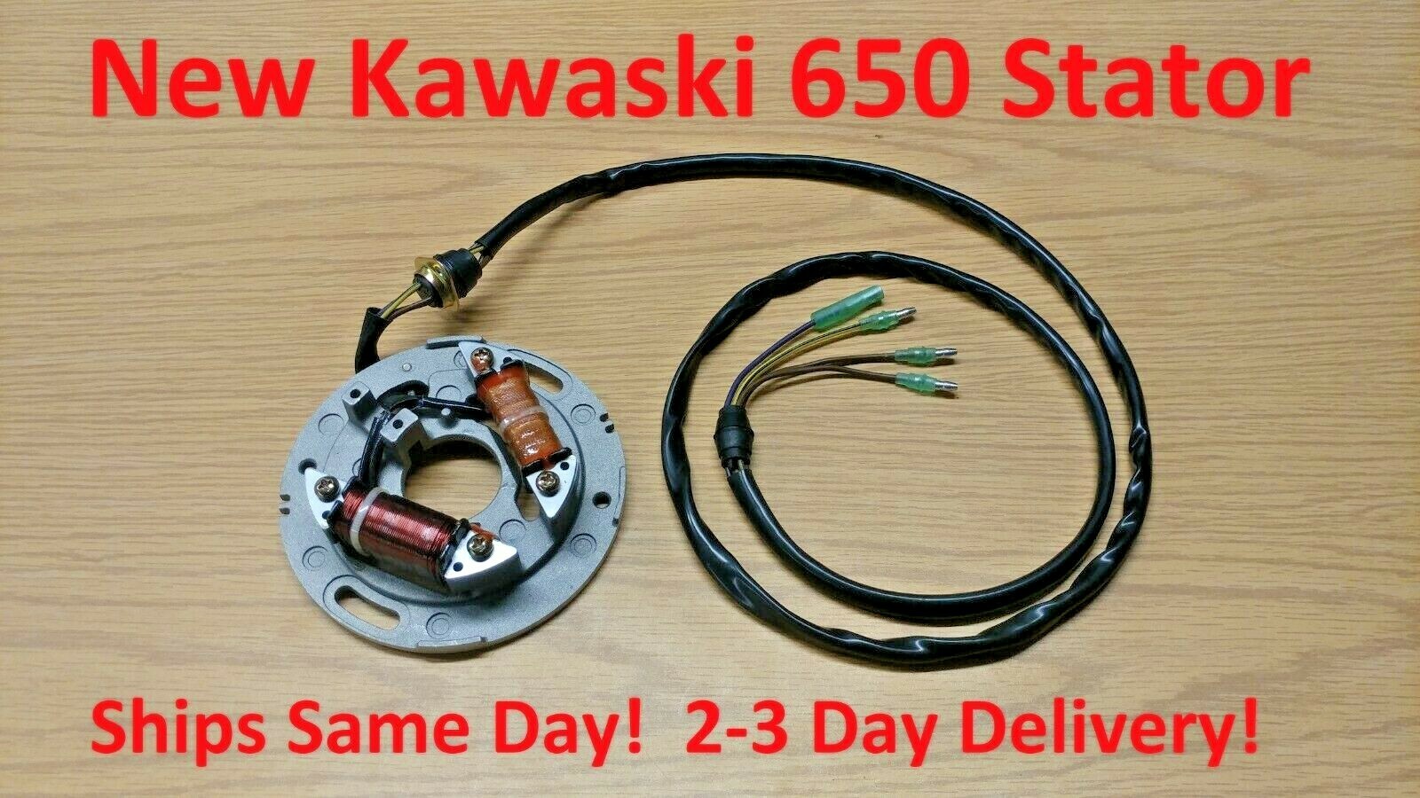 NEW 1986-1996 Kawasaki 650cc STATOR  FITS 650SX 650X2 650TS 650SC Generator Coil