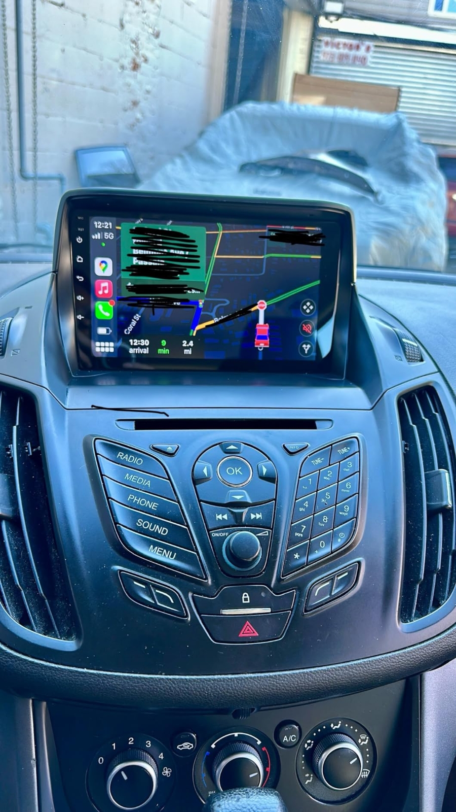 Apple CarPlay For Ford Escape 2013-2017 Android 13 Car Stereo Radio GPS Navi