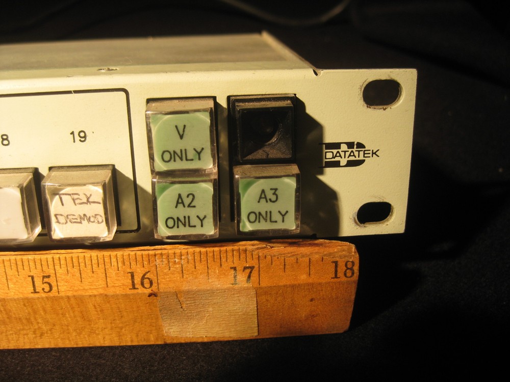 Datatek D2460-20 Routing Switcher Remote Rack Mount Panel