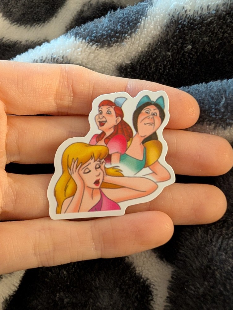 Cinderella, Disney, Princess, Sticker