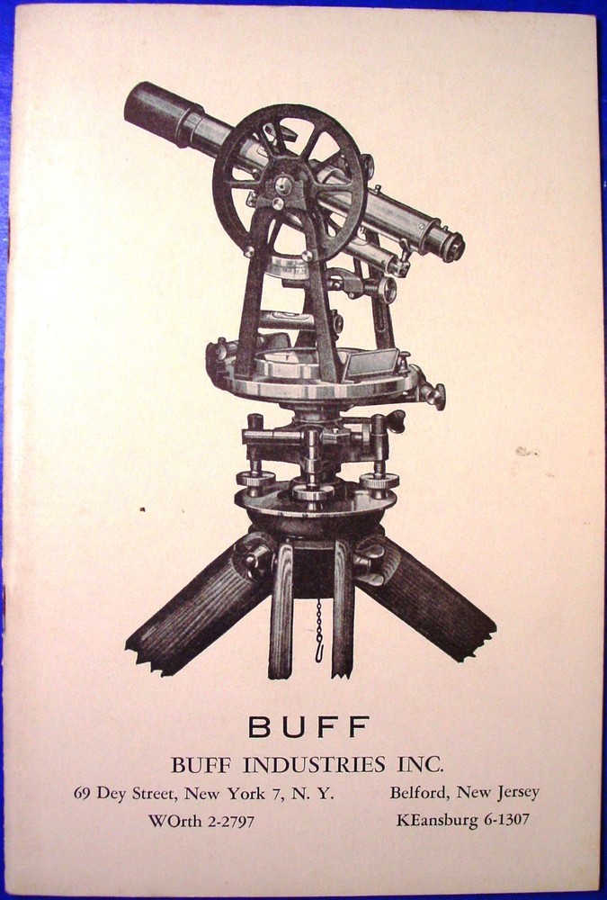 1953 Buff & Buff Surveying Insts. Catalog