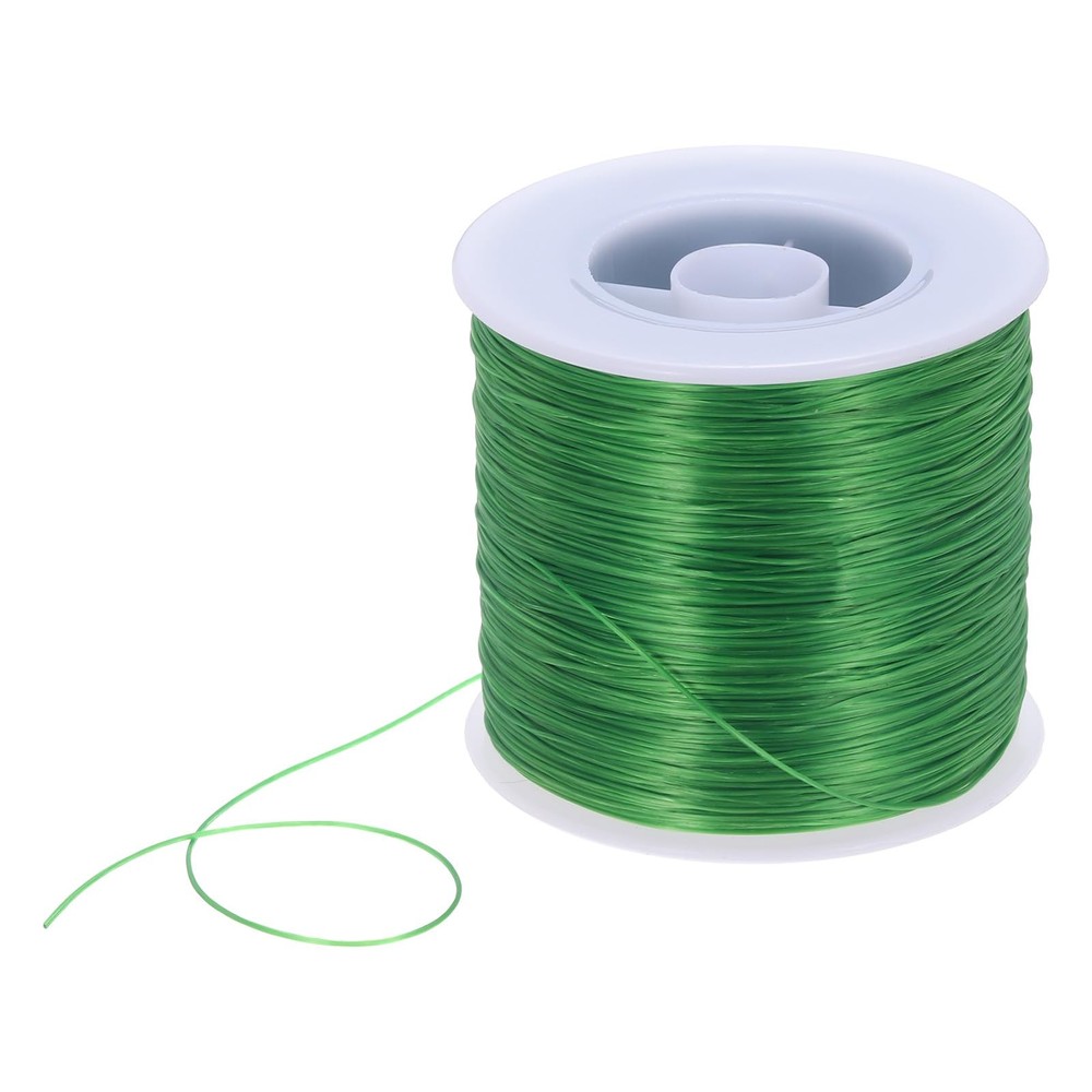DMiotech Elastic String for Bracelets, 0.8mm Stretchy x 412m, Green
