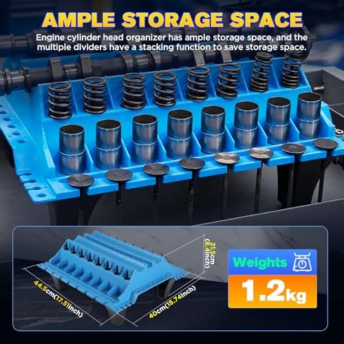 Engine Part Organizer Nylon Engine Cylinder Head Organizer Valves Tool