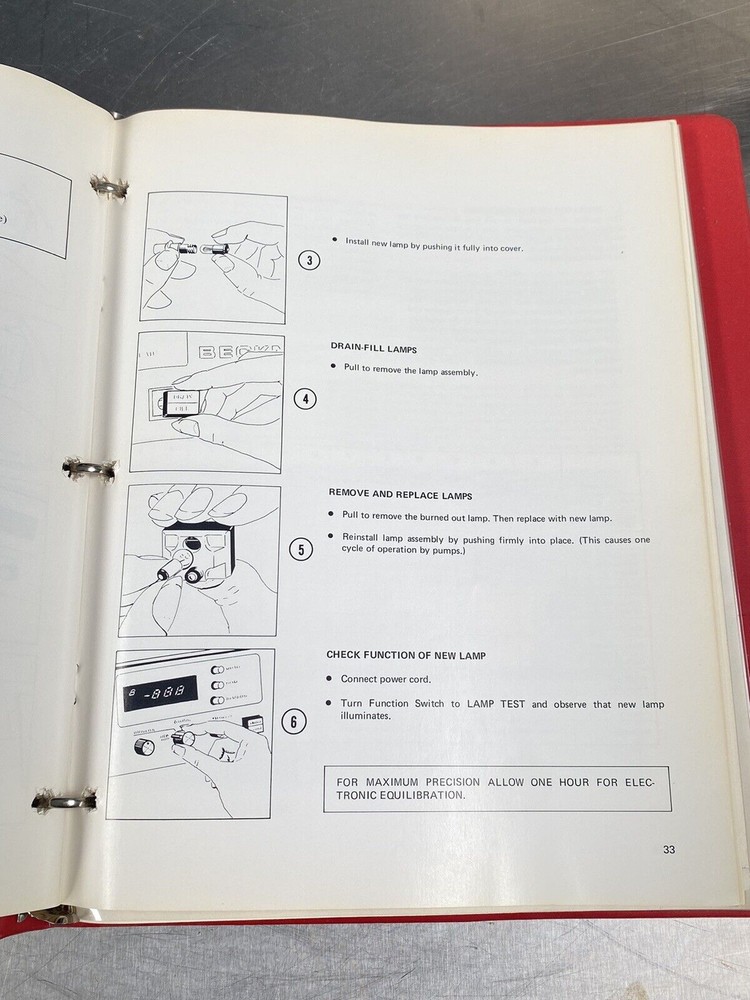 Beckman Creatine Analyzer 2 - Manual / Users Guide / Instructions Book
