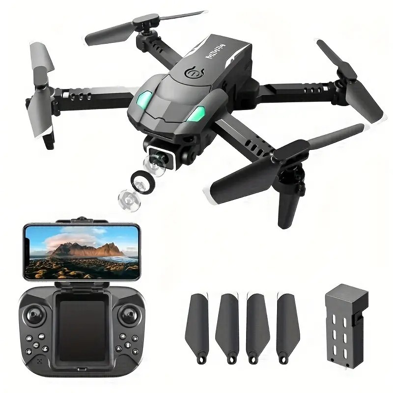 Mini Drones With 4K HD Dual Camera. WIFI Camera Foldable Quadcopter.